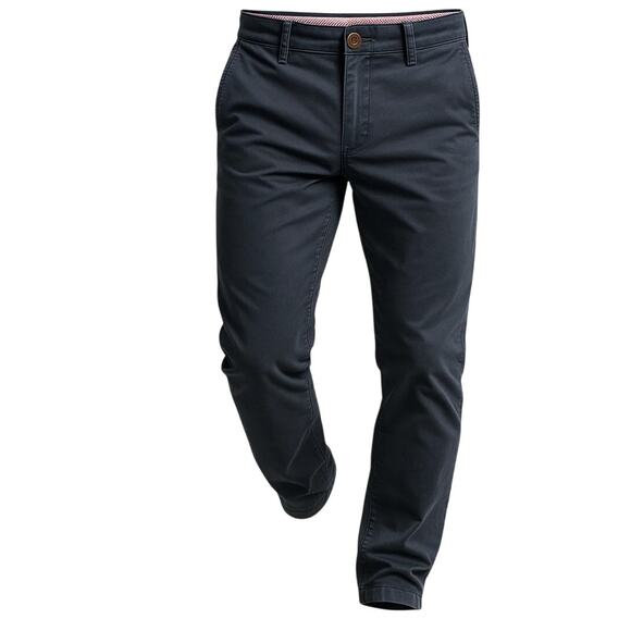 Perk 35 NEW Mens Feel Good Chino Pants Slim Ink Blue Soft Stretchy Fabric - Picture 1 of 11